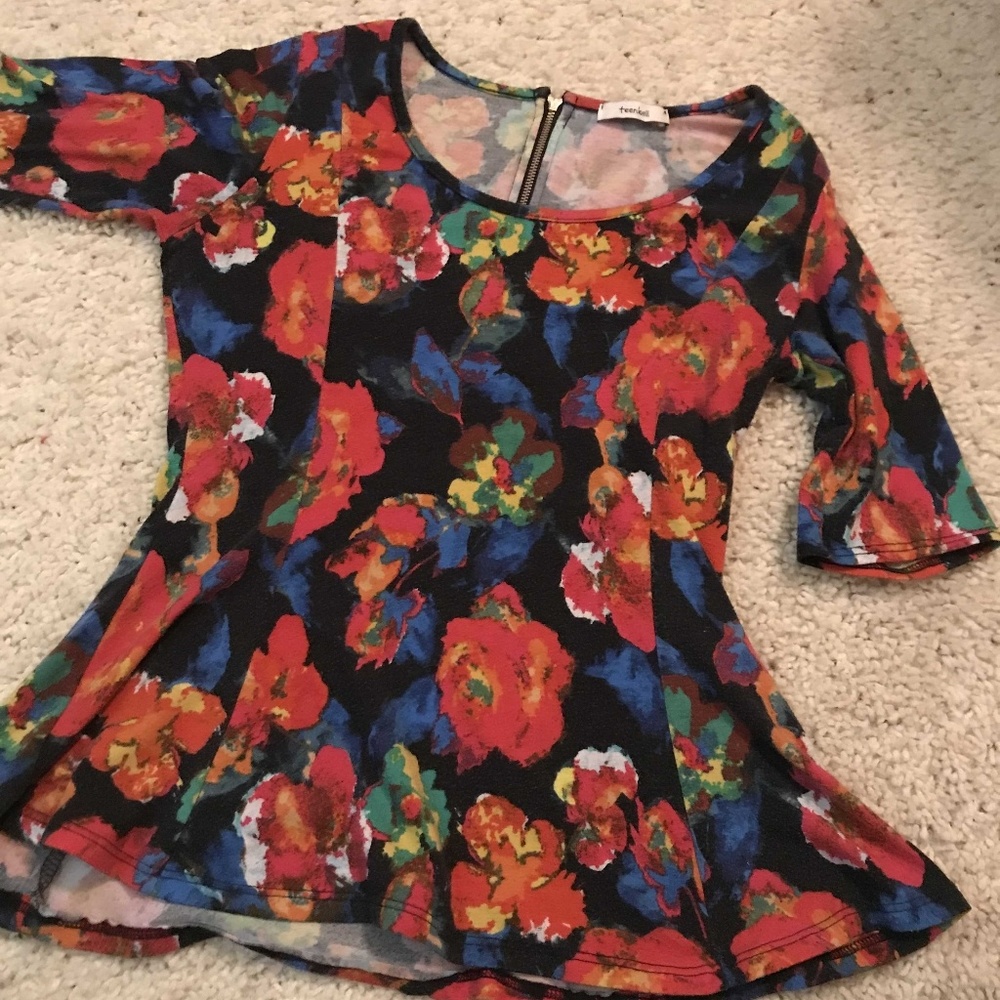 Floral Formal Top